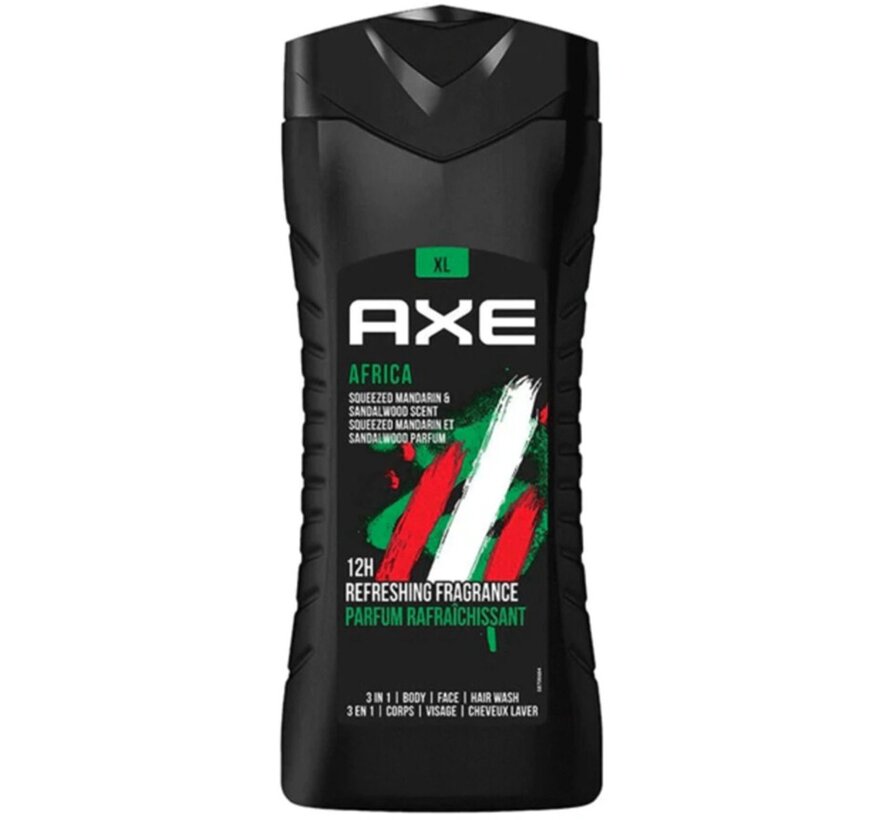 Douchegel Africa Bodywash XL - 12x 400ml -Voordeelverpakking