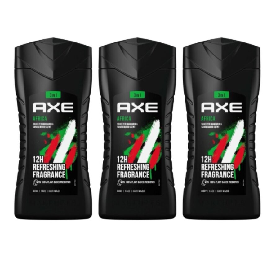 Douchegel Africa Bodywash XL - 3x 400ml