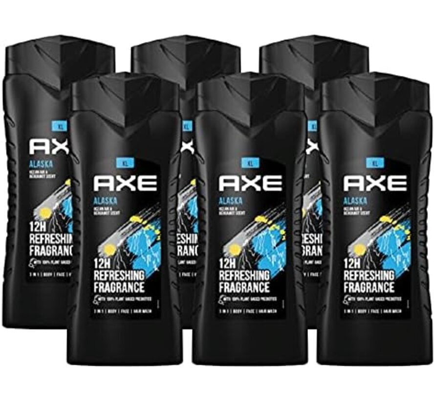 Douchegel Alaska 3in1 Bodywash XL - 6x 400ml