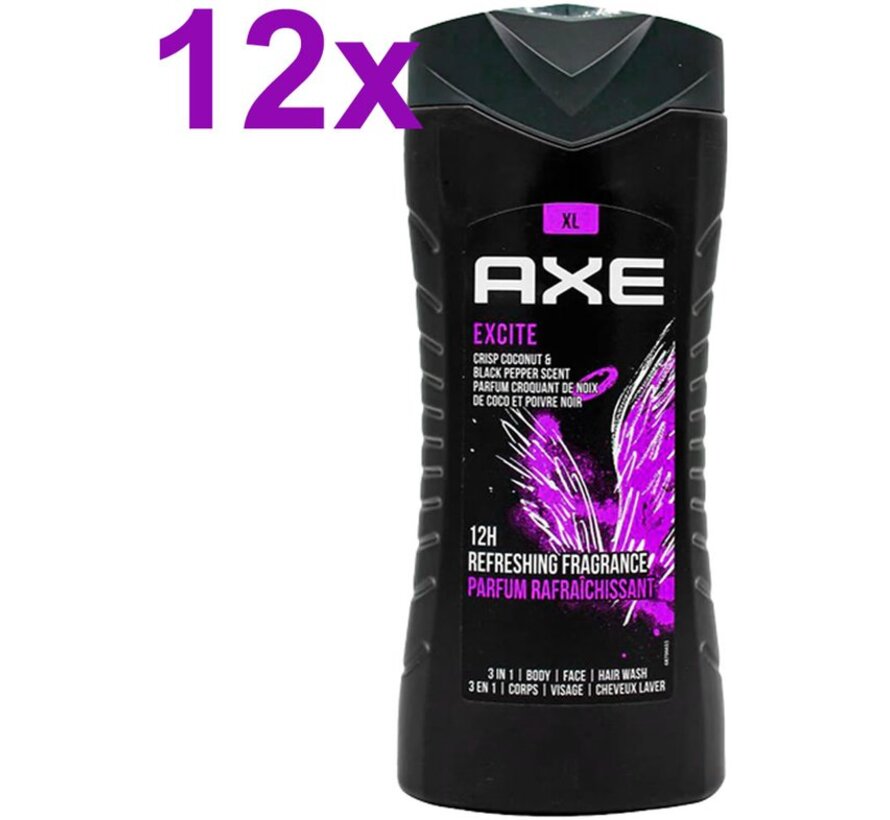 Douchegel Excite Bodywash XL - 12x 400ml