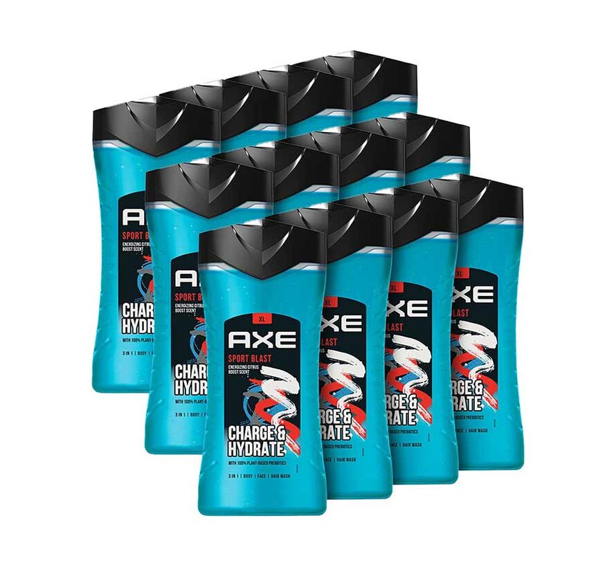 Douchegel Sport Blast 3in1 Bodywash XL - 12x 400ml