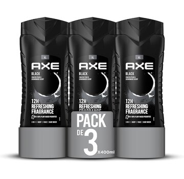 Axe Douchegel Black Bodywash XL - 3x 400ml