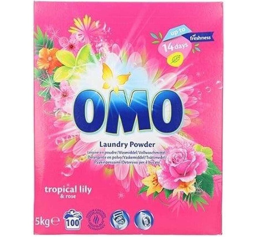 Tropical Lily & Rose Waspoeder (5KG) - 100 wasbeurten