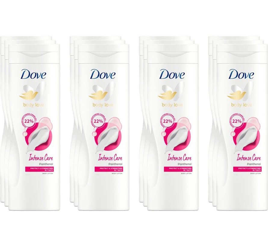 Body Love - Intensive Care Panthenol - Bodylotion XL  - 12x 400ml