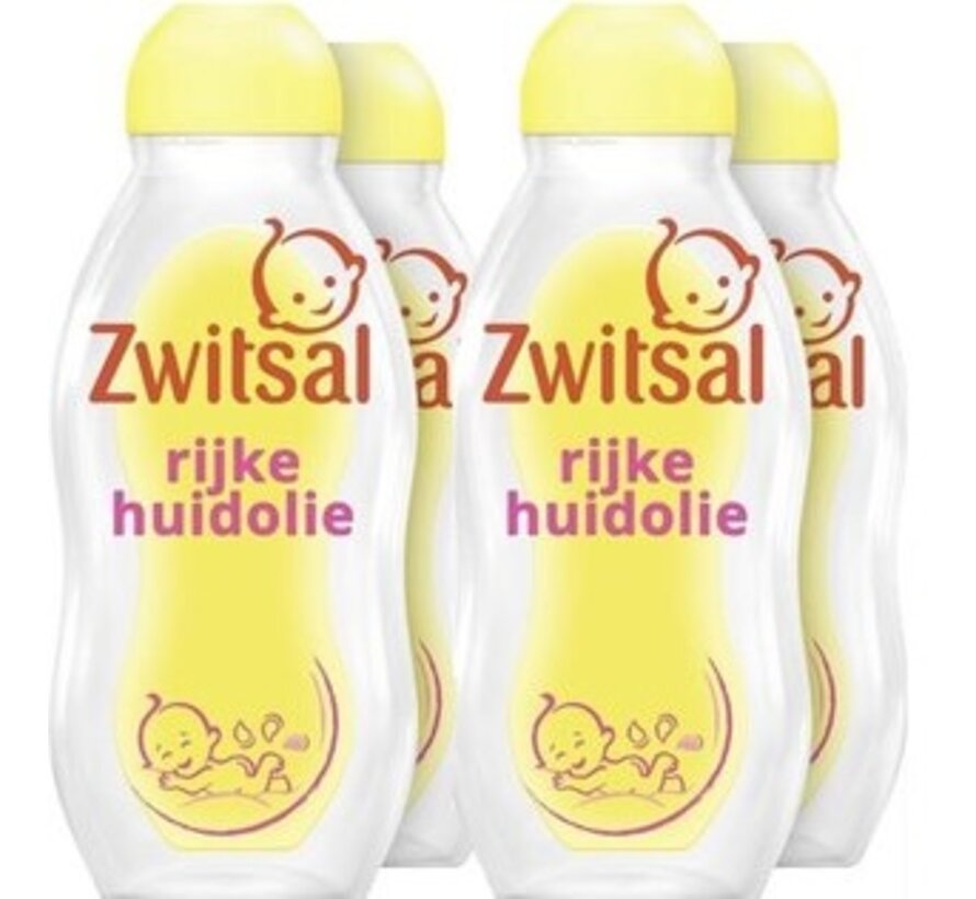 Baby Rijke Huidolie met Avocado Olie - 4x 200ml