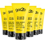 Schwarzkopf Got2b - Glued Water ResistantSpiking Gel - Styling Haargel - 6x 150ml