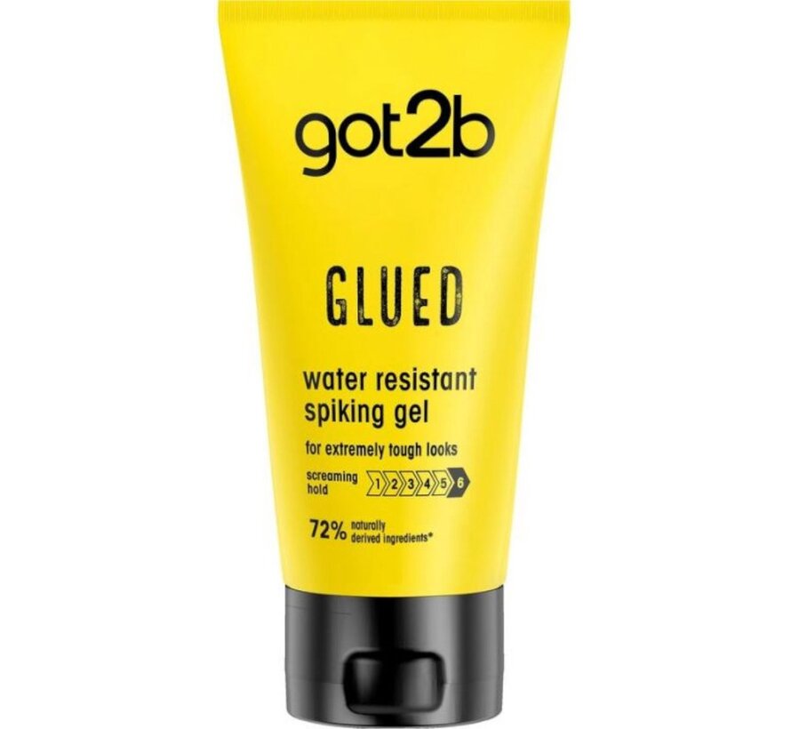 Got2b - Glued Water ResistantSpiking Gel - Styling Haargel - 6x 150ml