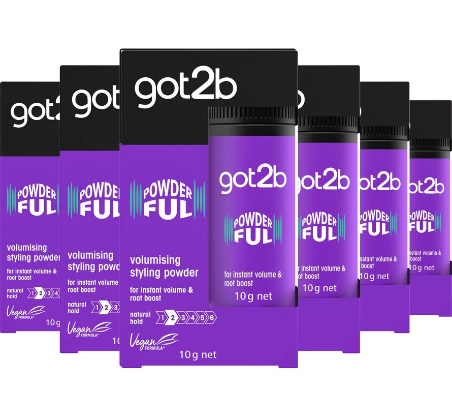 Got2B - Powderful Volume Styling Poeder - 6x 10 gram
