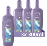 Andrelon 2in1 Meloen & Aloe Vera - Shampoo & Conditioner - 3x 300ml