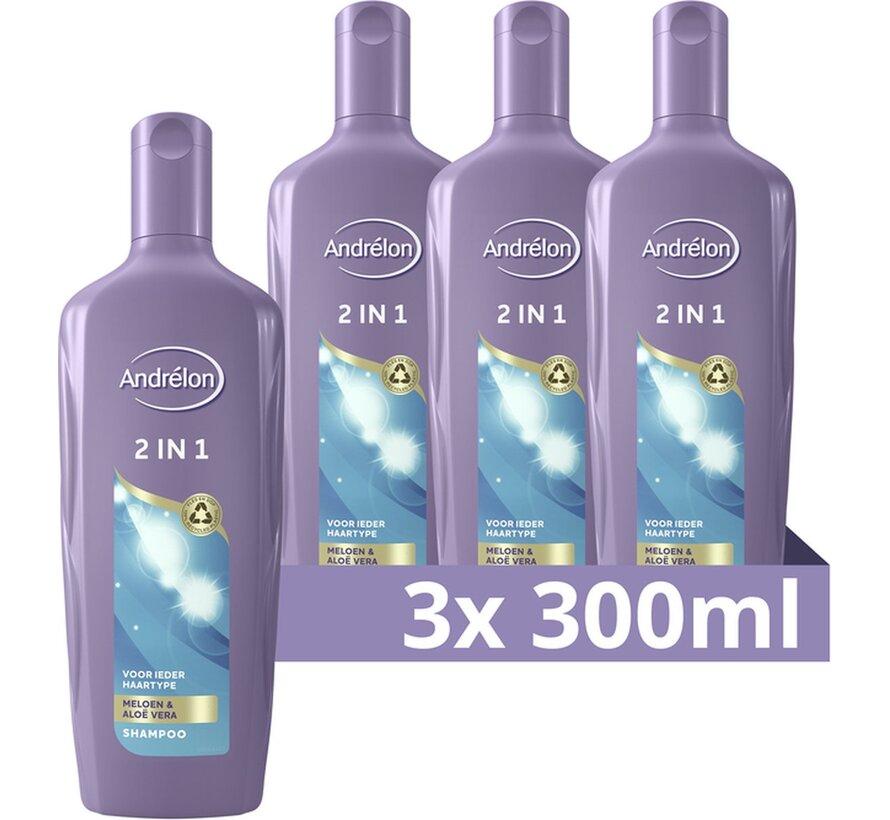 2in1 Meloen & Aloe Vera - Shampoo & Conditioner - 6x 300ml