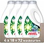 Vloeibaar Wasmiddel + Touch of Lenor Unstoppables (810ml) - 4x 18 wasbeurten