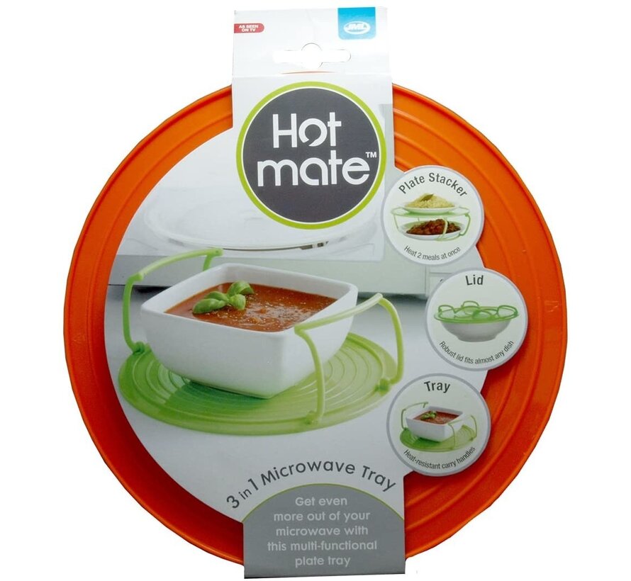 Hot Mate - Hittebestendige magnetron tray - Bekend van TV
