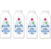 Johnson's Baby Talkpoeder / Babypoeder - Daily Care - 4x 200gr