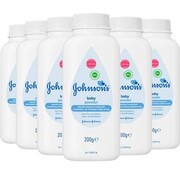 Johnson's Baby Talkpoeder / Babypoeder - Daily Care - 6x 200gr