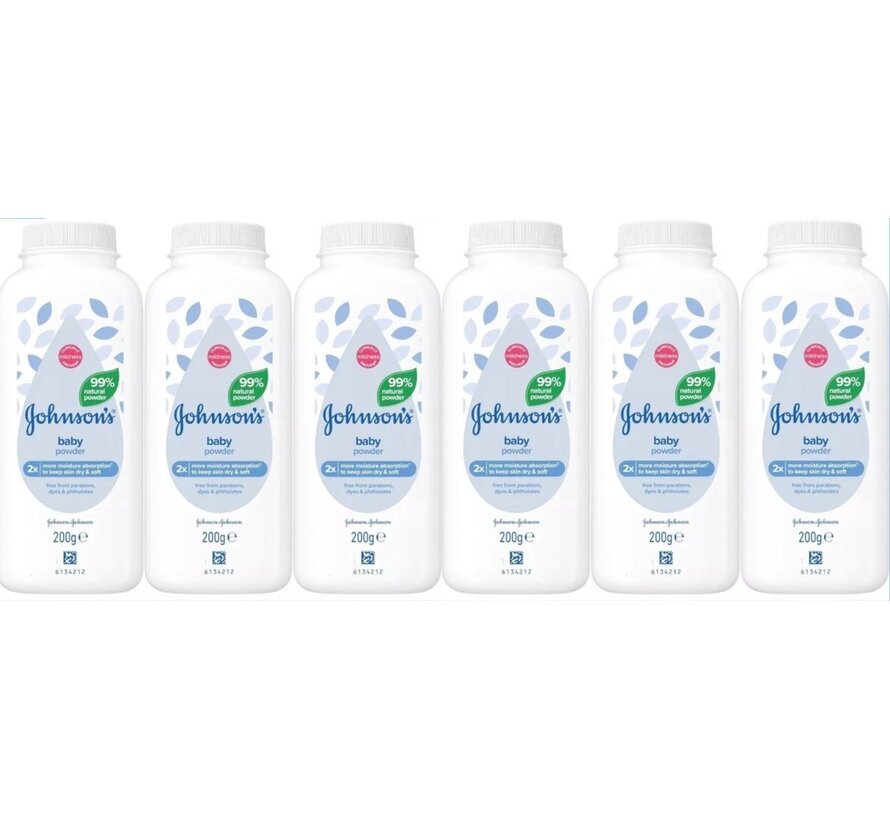 Baby Talkpoeder / Babypoeder - Daily Care - 6x 200gr