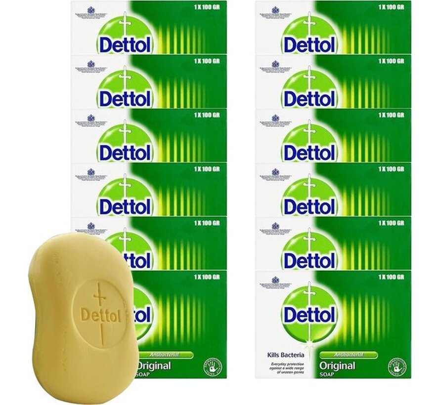 Antibacteriële Zeeptablet Origineel - handzeep - 12x 100gr c