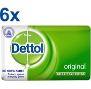 Dettol Antibacteriële Zeeptablet Origineel - handzeep - 6x 100gr c