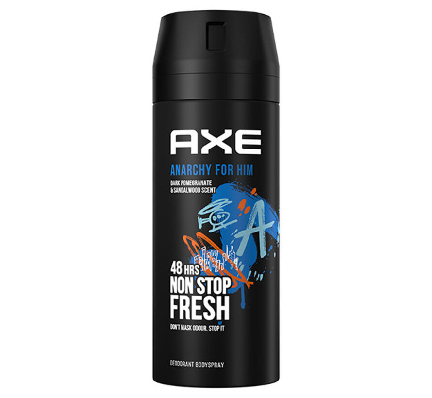 Anarchy Bodyspray / Deodorant Spray Men - 8x 150ml