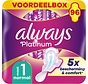 Platinum Maandverband met Vleugels - Maat 1 normaal -  96 stuks