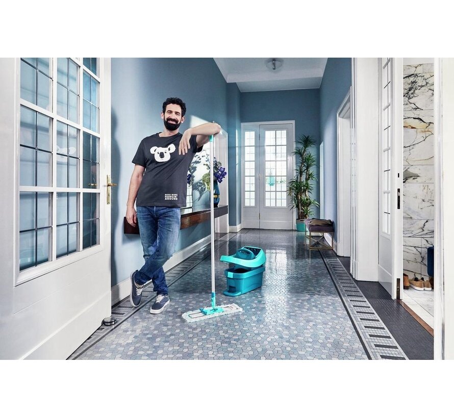 Profi XL Vloerwisser - Compleet Systeem - Micro Duo - Met Wieltjes