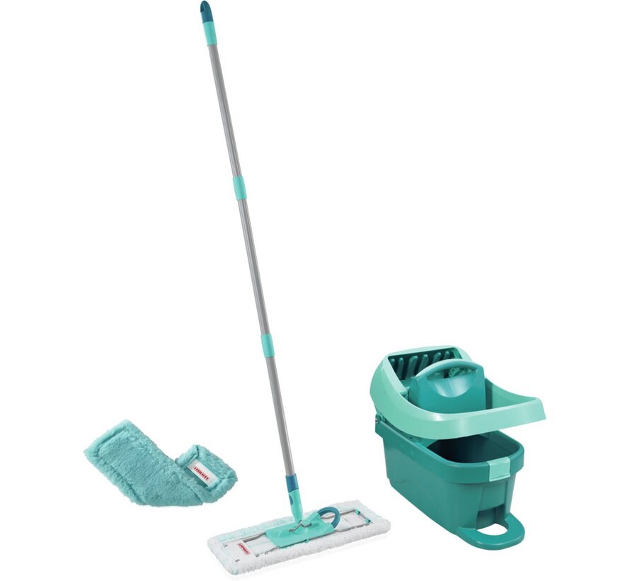 Profi XL Vloerwisser - Compleet Systeem - Micro Duo - Met Wieltjes + Extra stofdoek