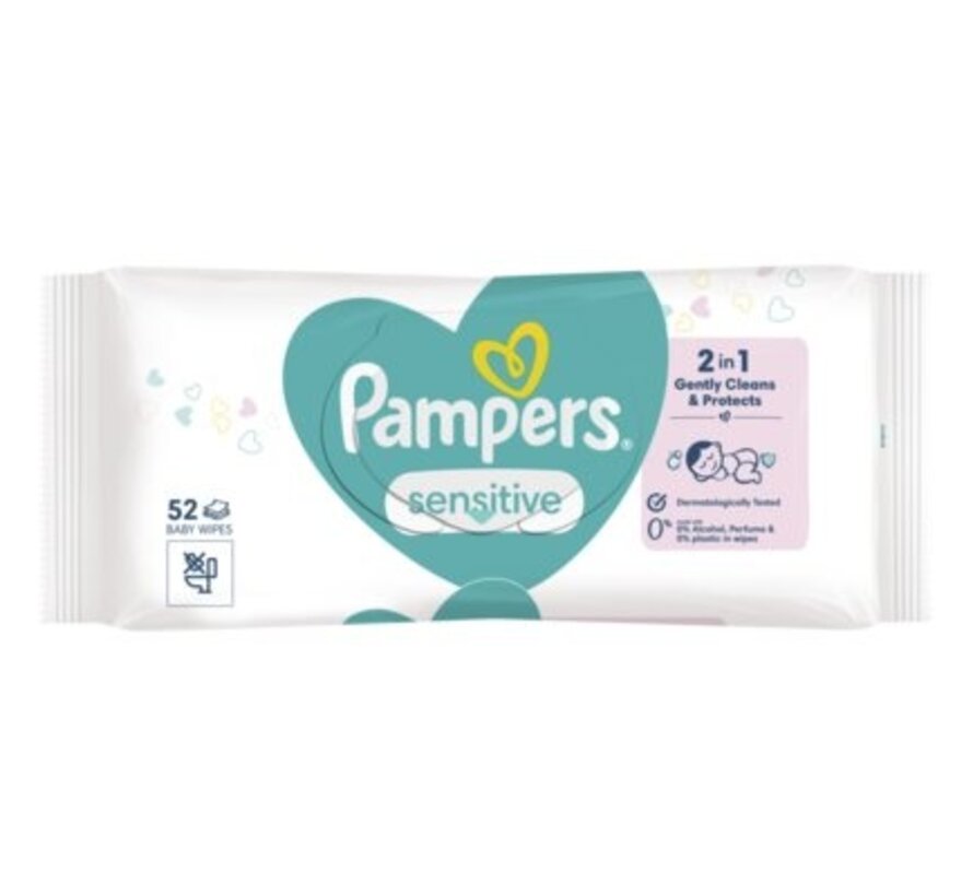 Sensitive Billendoekjes / Babydoekjes XL - 4x 80 stuks