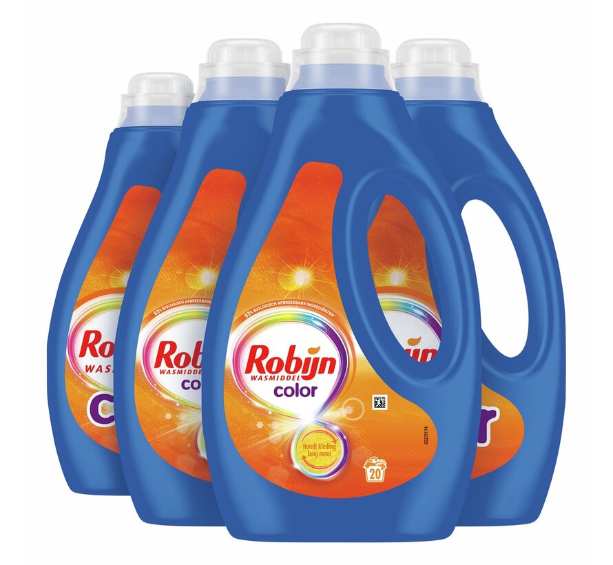 Color - Vloeibaar Wasmiddel (1000ml) - 4x 20 wasbeurten