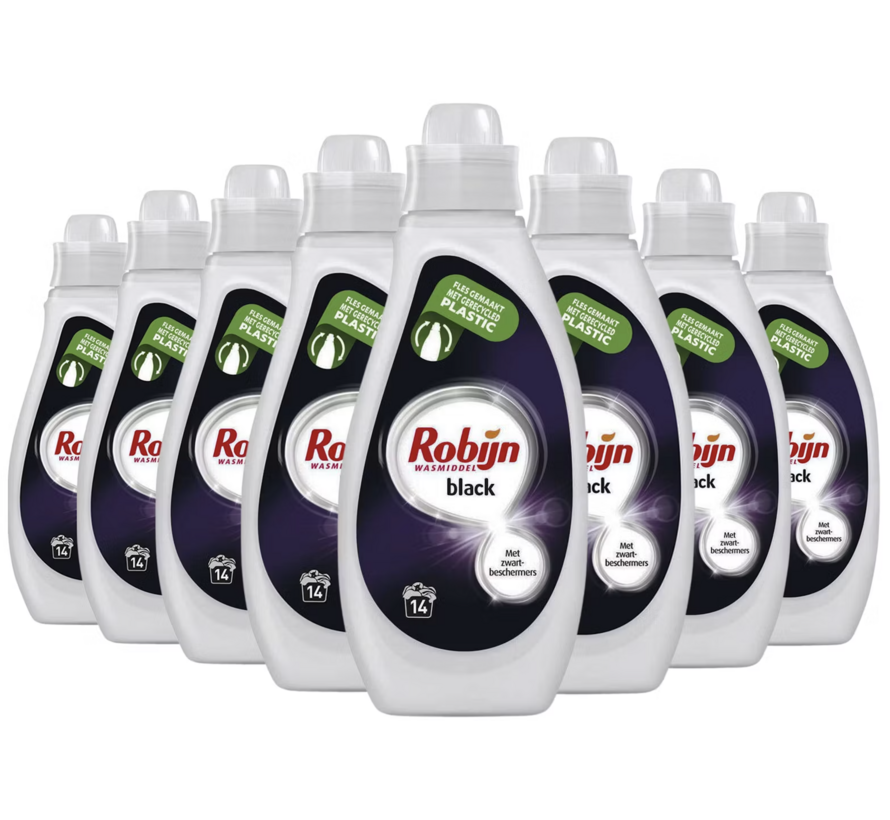 Black Velvet - Vloeibaar Wasmiddel (700ml) - 8x 14 wasbeurten
