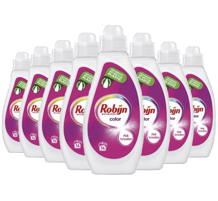 Color Pink Sensation - Vloeibaar Wasmiddel (700ml) - 8x 14 wasbeurten