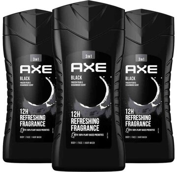 Axe Douchegel Black Bodywash - 3x 250ml