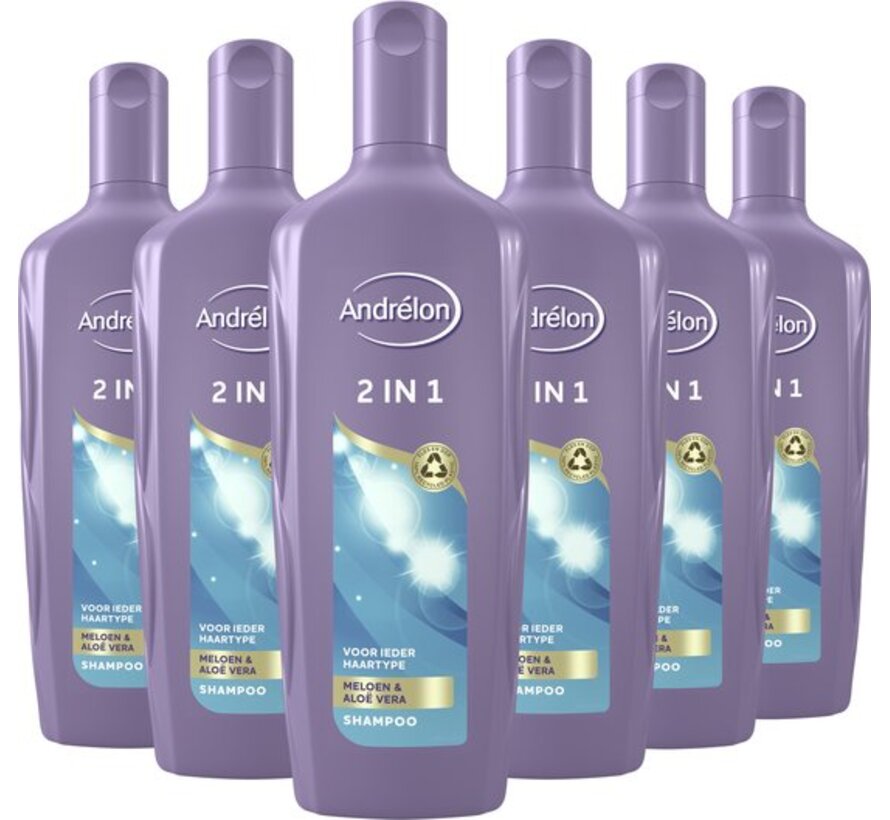 2in1 Meloen & Aloe Vera - Shampoo & Conditioner - 6x 300ml