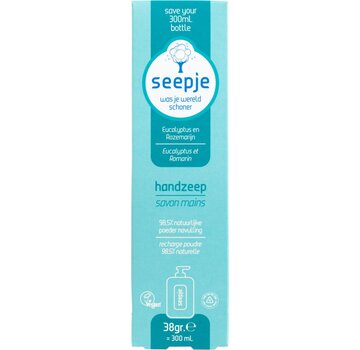 Seepje Handzeep Navulling Eucalyptus en Rozemarijn 38Gr (300ml)