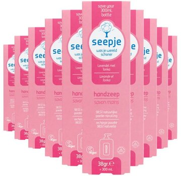 Seepje Handzeep Navulling Lavendel & Tonka 10x 38Gr (300ml)