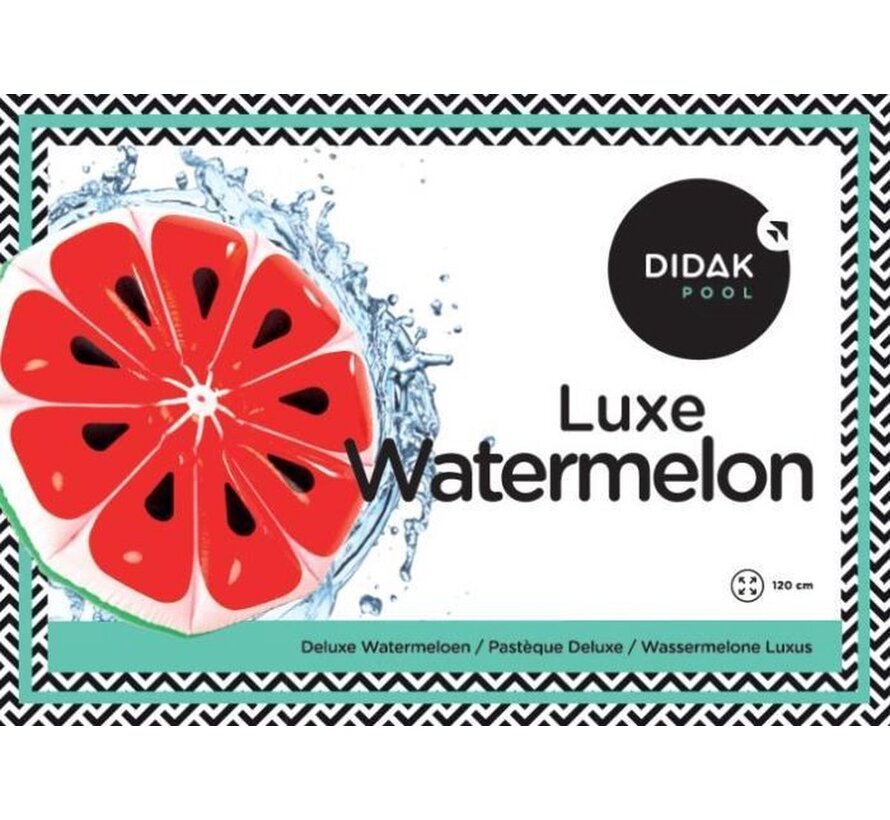 Opblaasbaar Luchtbed Luxe Watermeloen - 120x10cm