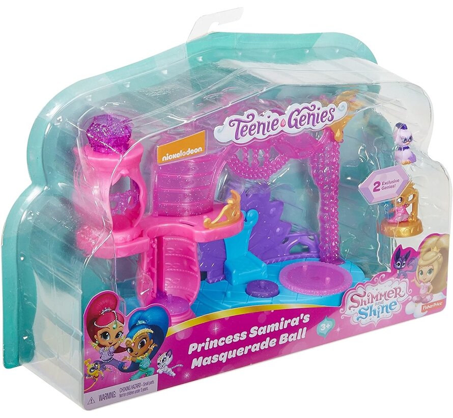 Fisher Price - Shimmer & Shine - Teenie Genies - Prinses Samira gemaskerd bal