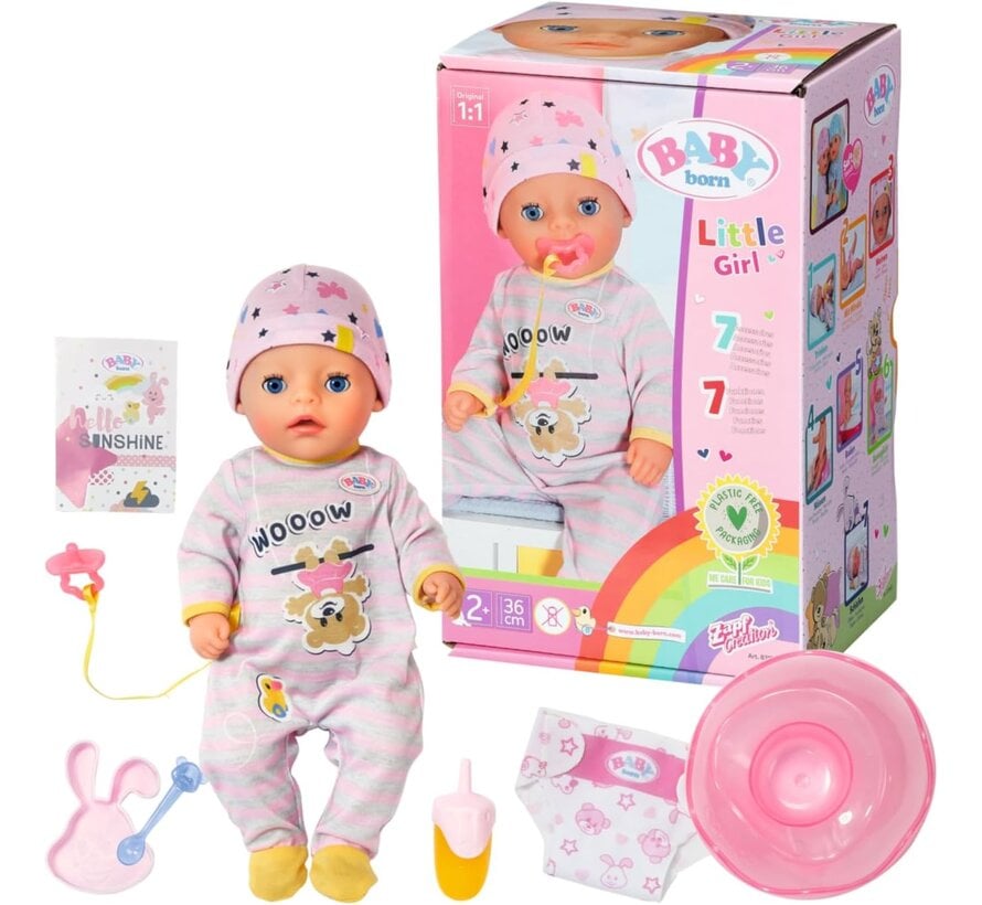 BABY born - Little Girl - Babypop 36cm