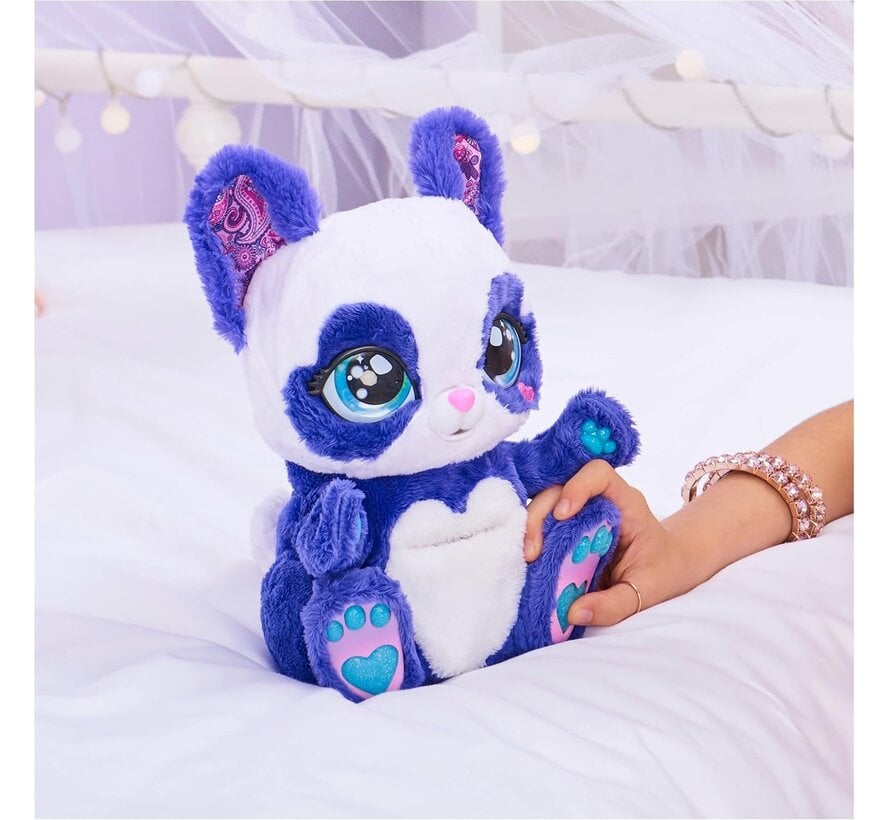 Interactieve Panda-Roo-knuffel met verrassingsbaby - 150 geluiden en acties