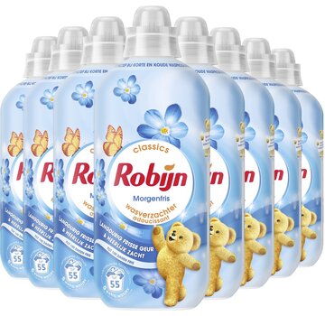 Robijn Morgenfris (1100ml) - Wasverzachter - 8x 55 wasbeurten