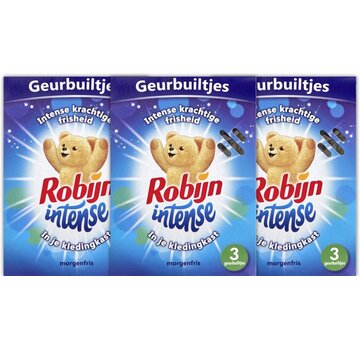 Robijn Intense Morgenfris - Geurbuiltjes - 3x 3 stuks