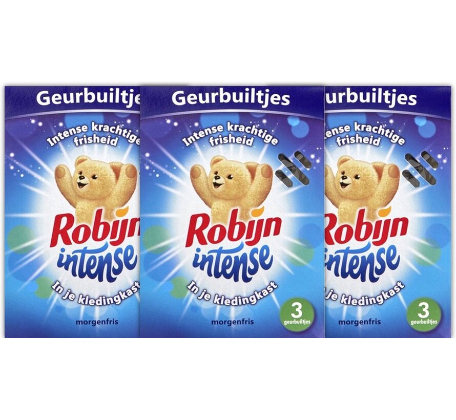 Intense Morgenfris - Geurbuiltjes - 3x 3 stuks