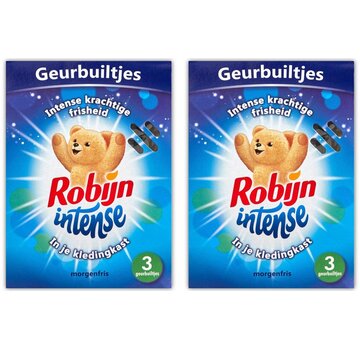 Robijn Intense Morgenfris - Geurbuiltjes - 2x 3 stuks