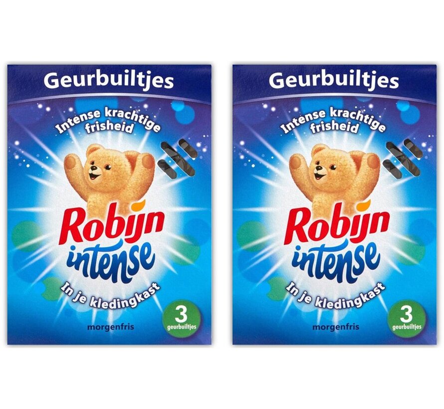 Intense Morgenfris - Geurbuiltjes - 2x 3 stuks