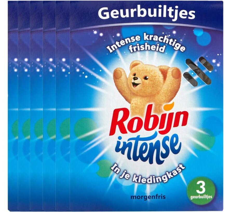 Intense Morgenfris - Geurbuiltjes - 6x 3 stuks