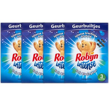 Robijn Intense Morgenfris - Geurbuiltjes - 4x 3 stuks