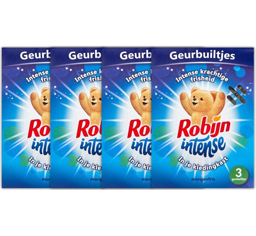 Intense Morgenfris - Geurbuiltjes - 4x 3 stuks