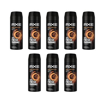 Axe Dark Temptation Bodyspray / Deodorant Spray Men - 8x 150ml