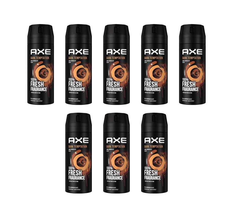 Dark Temptation Bodyspray / Deodorant Spray Men - 8x 150ml