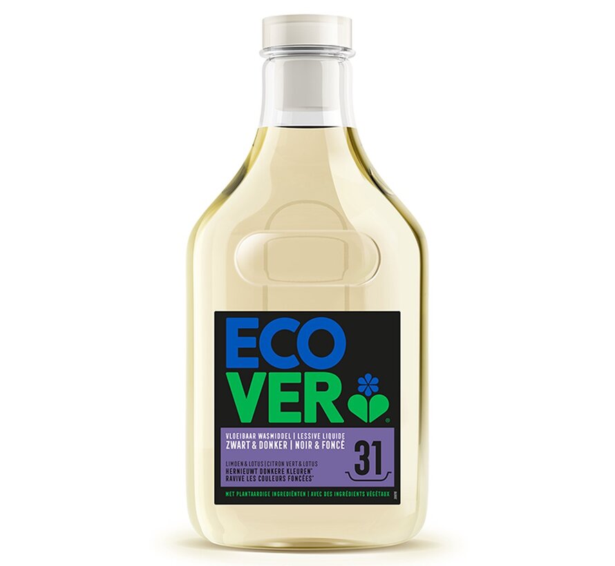 Wasmiddel (1,43L) - Zwart & Donker - Limoen & Lotus - 31 wasbeurten