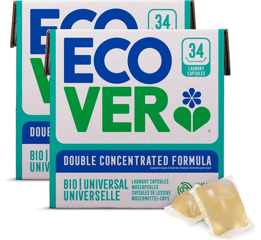 Universal - Wasmiddel Pods - Lilac & Rescued Rose - 2x 34 Wascapsules