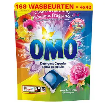 Omo Rose Blossom - Wasmiddel Pods - 4x 42 stuks Wascapsules